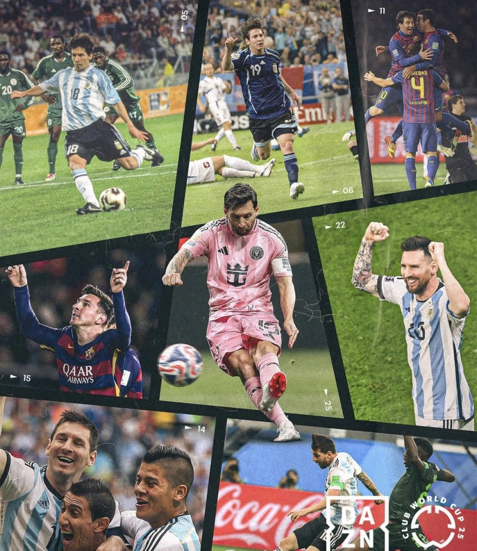 梅西缔造历史，获得最佳射手奖